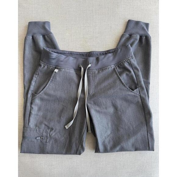 Figs Gray Graphite Zamora Jogger Scrub Pants Size Extra Small - Picture 2 of 5